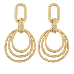 Layered Ring & Oval Earrings
